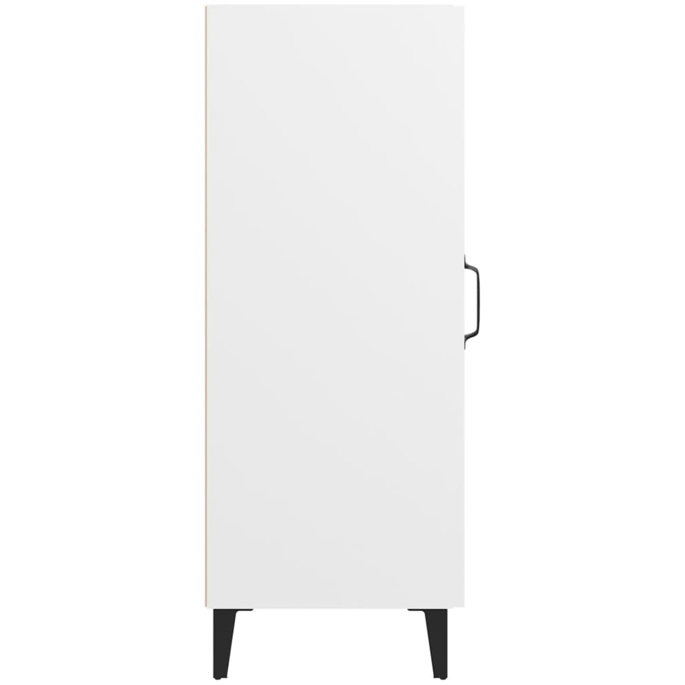 vidaXL Single Door White Sideboard Image 5
