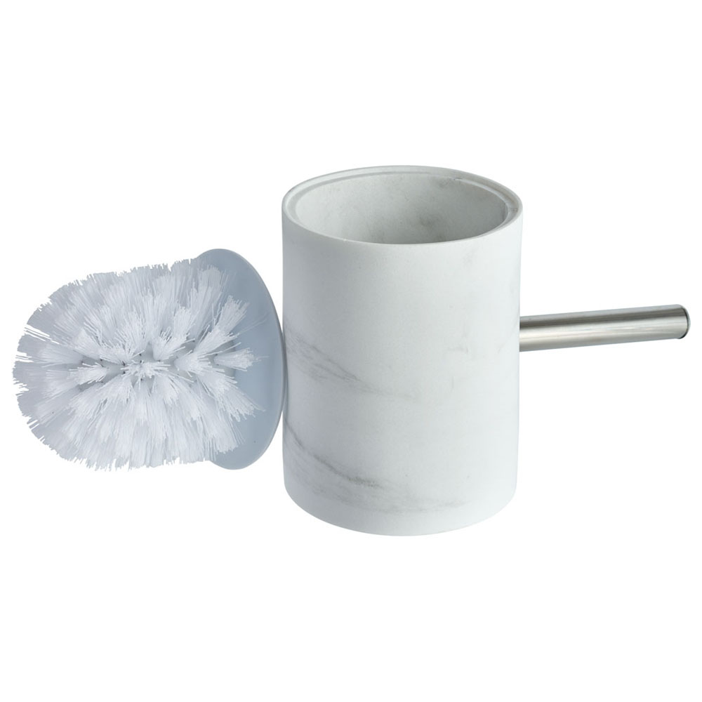 Wilko Marble Effect Toilet Brush and Holder Image 3