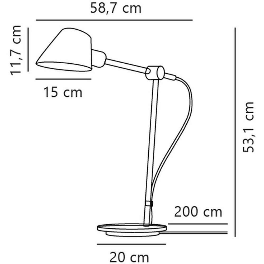 Nordlux Stay Long Black Flexible Table Lamp Image 6