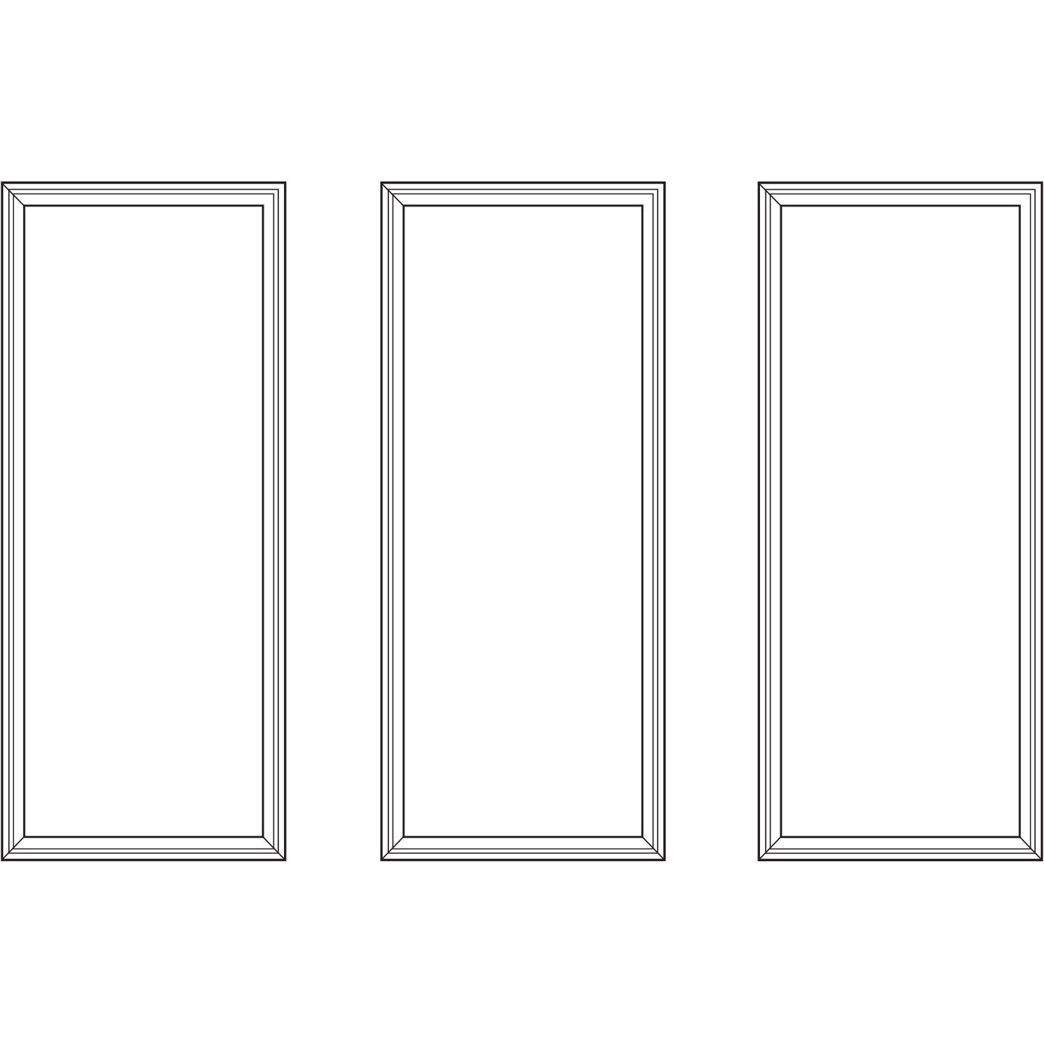 Paint Ready Wall Panelling Kit White Image 1
