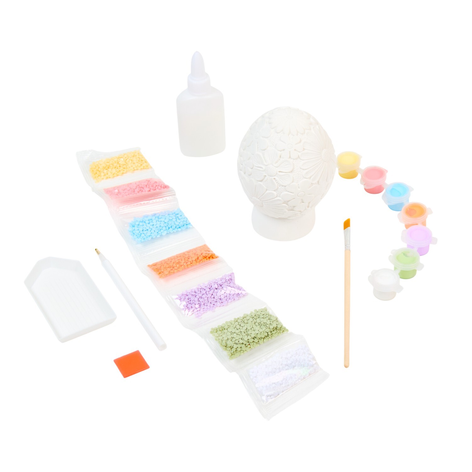 Diamond Your Own Floral Patterned Egg Kit Image 5