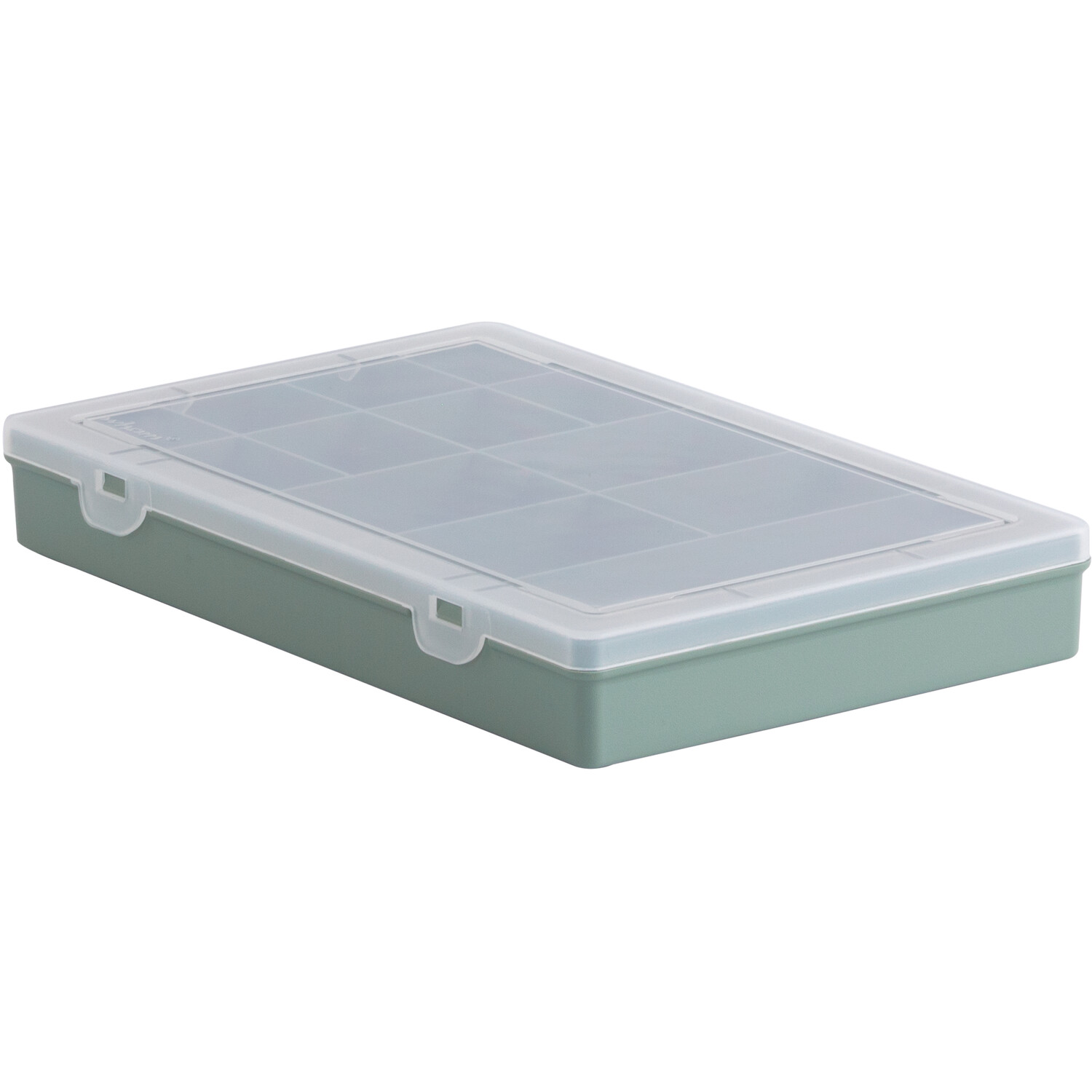 Compartment Organiser Box - Sage / 13 Divisions Image 2