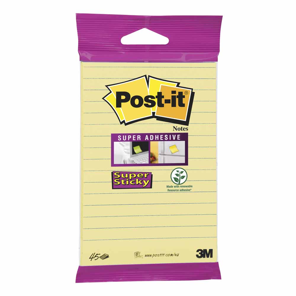 Post it SS Canary Yellow NA  - wilko