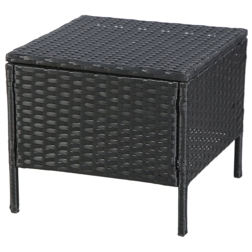 Home Garden Direct Thalia 8 Seater Black Rattan Corner Sofa Set Image 5