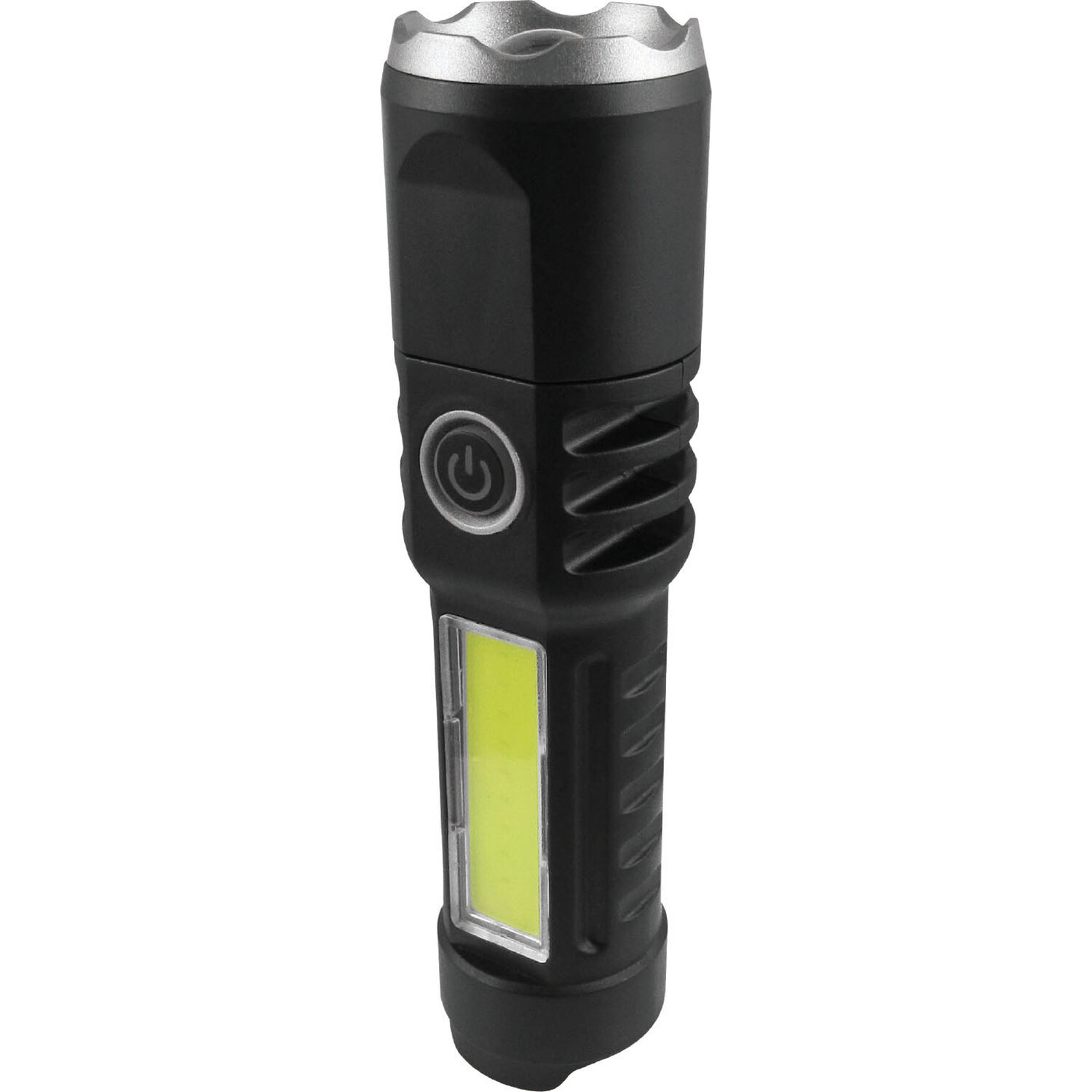 Rechargeable Flashlight - Black Image 2