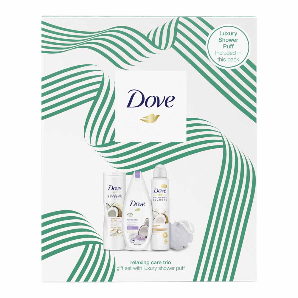 Dove Relaxing Care Trio Gift Set Image 1