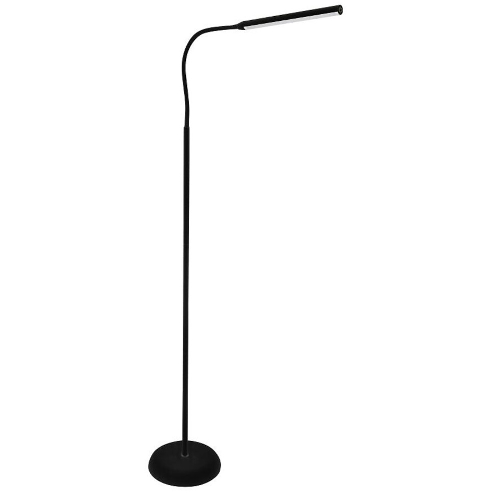 Sewing Online SO1285 Black Single Tube Dimmable LED Lamp Floor Lamp with Adjustable Brightness Image 1