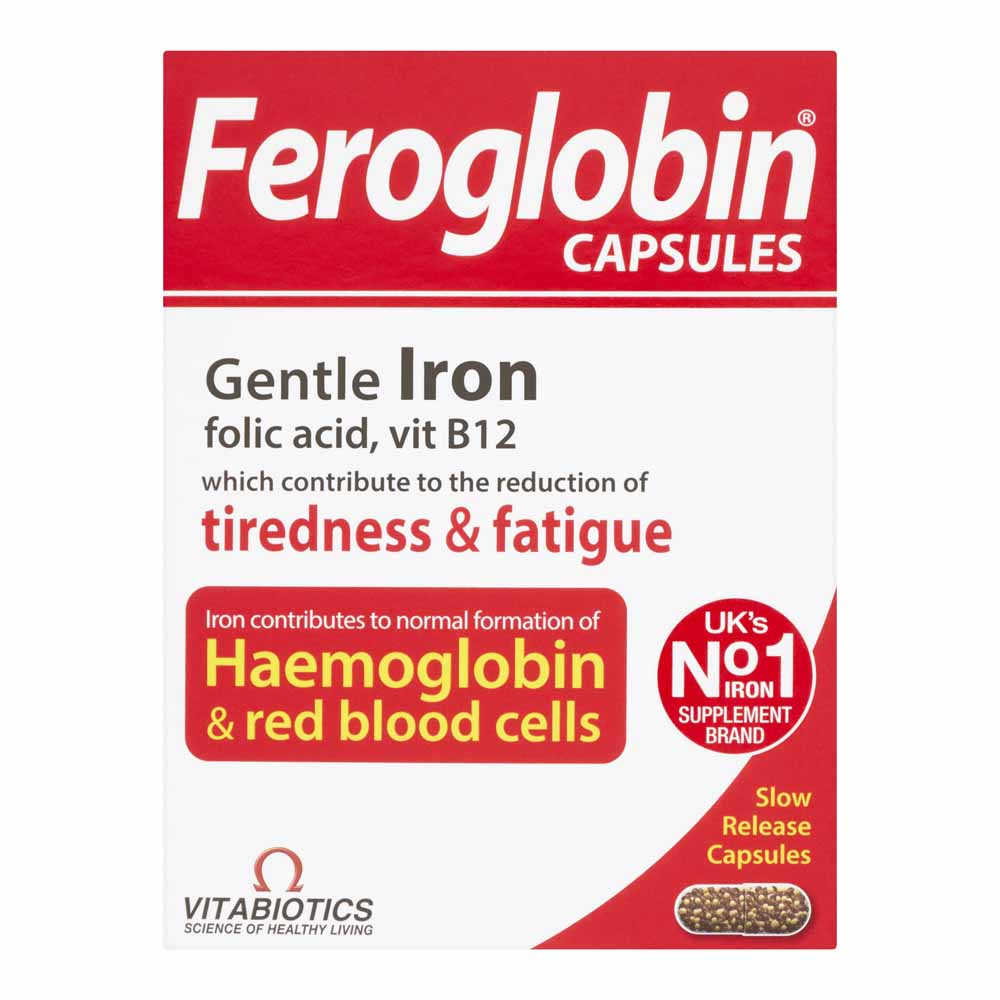 Vitabiotics Feroglobin Capsules 30 pack Image