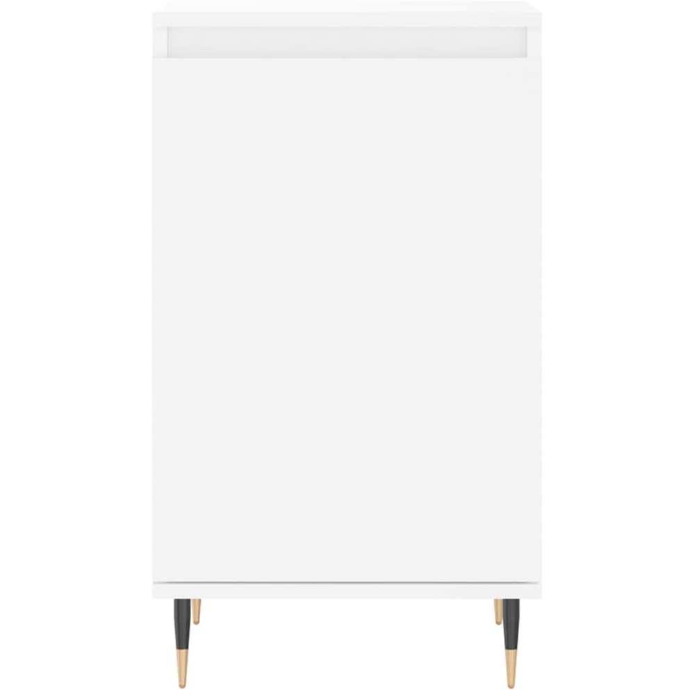 vidaXL Single Door White Sideboard Image 5