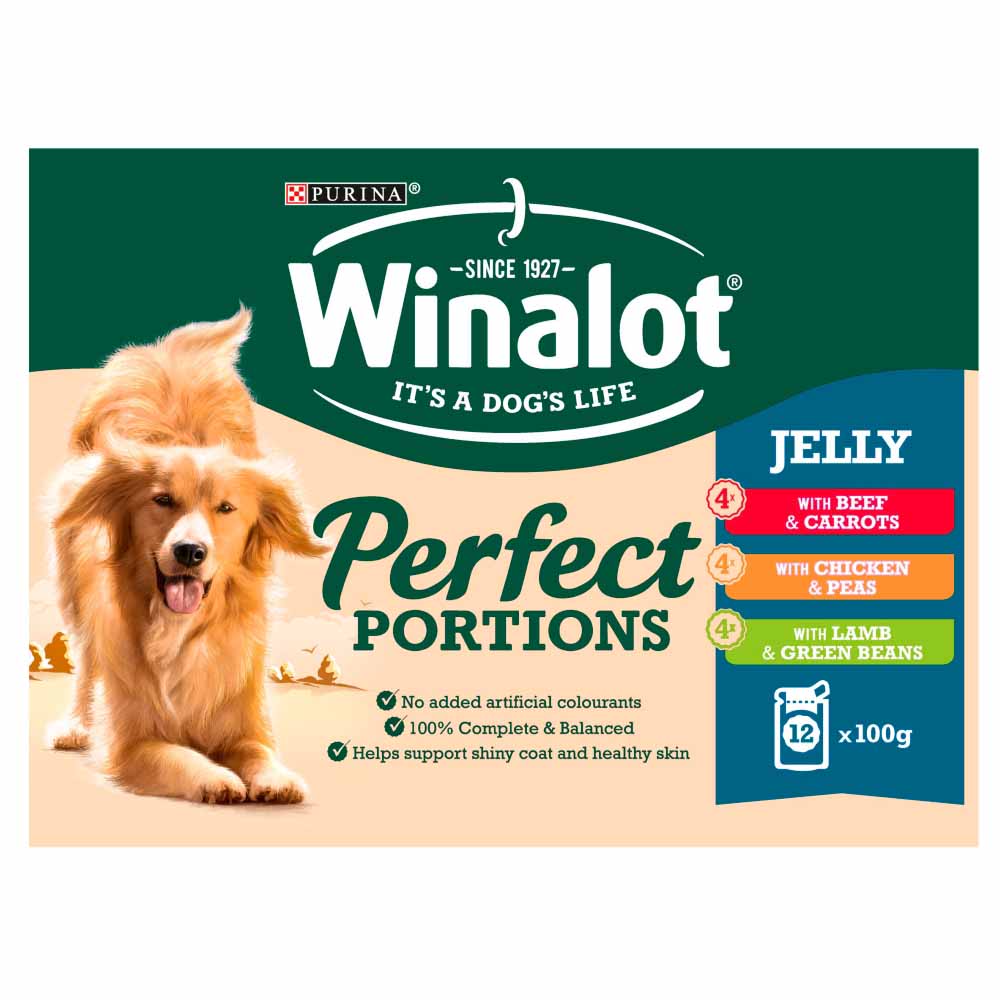 Winalot Perfect Portions Dog Food Multipack 12 x 100g Wilko