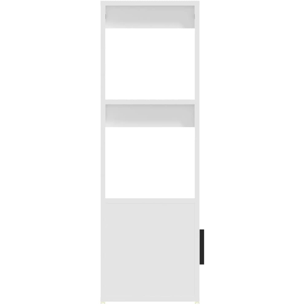 vidaXL 2 Door 2 Shelf White Sideboard Image 6