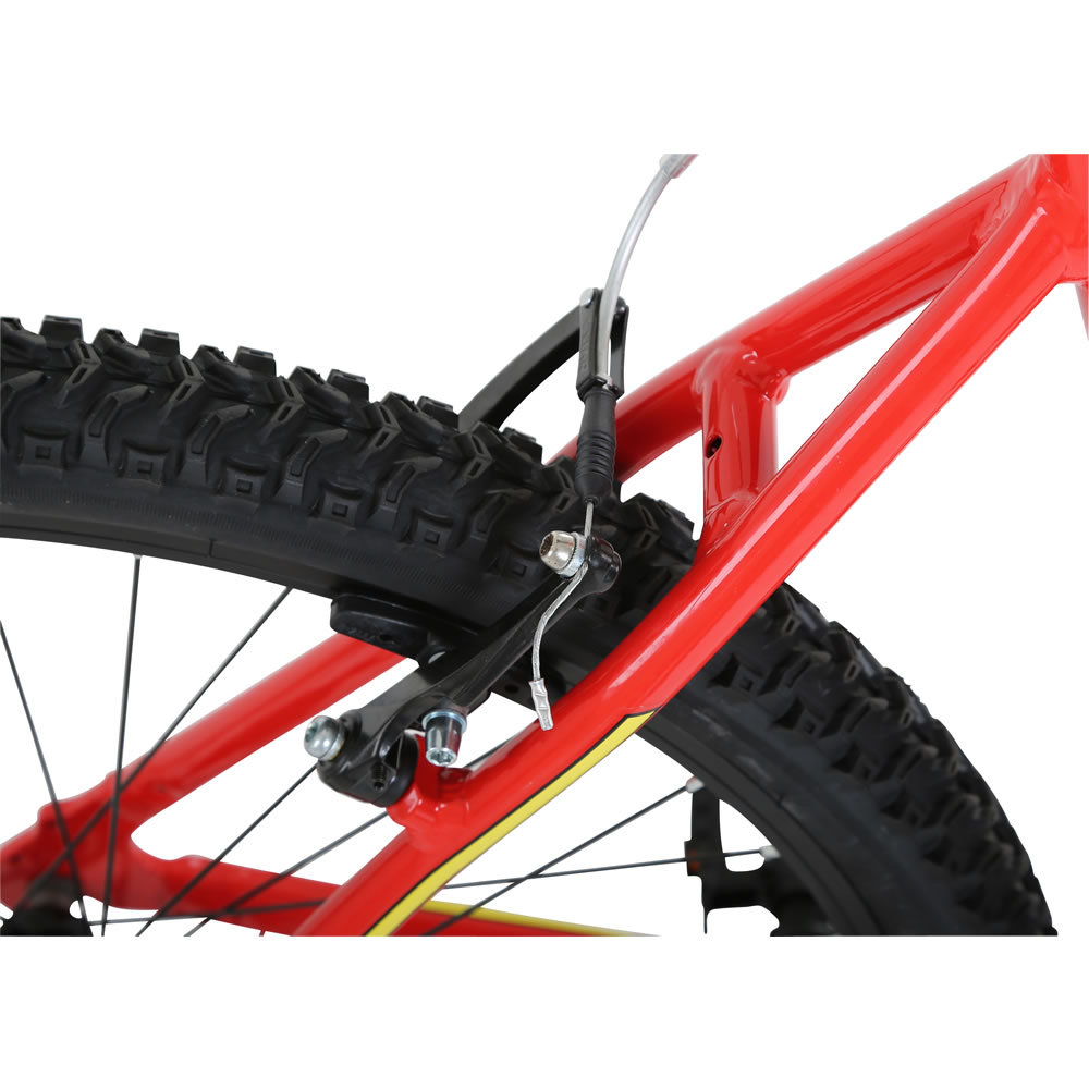 Barracuda Draco 1 Rigid Kids 18 Speed 26" Red/ Yellow Mountain Bike Image 10