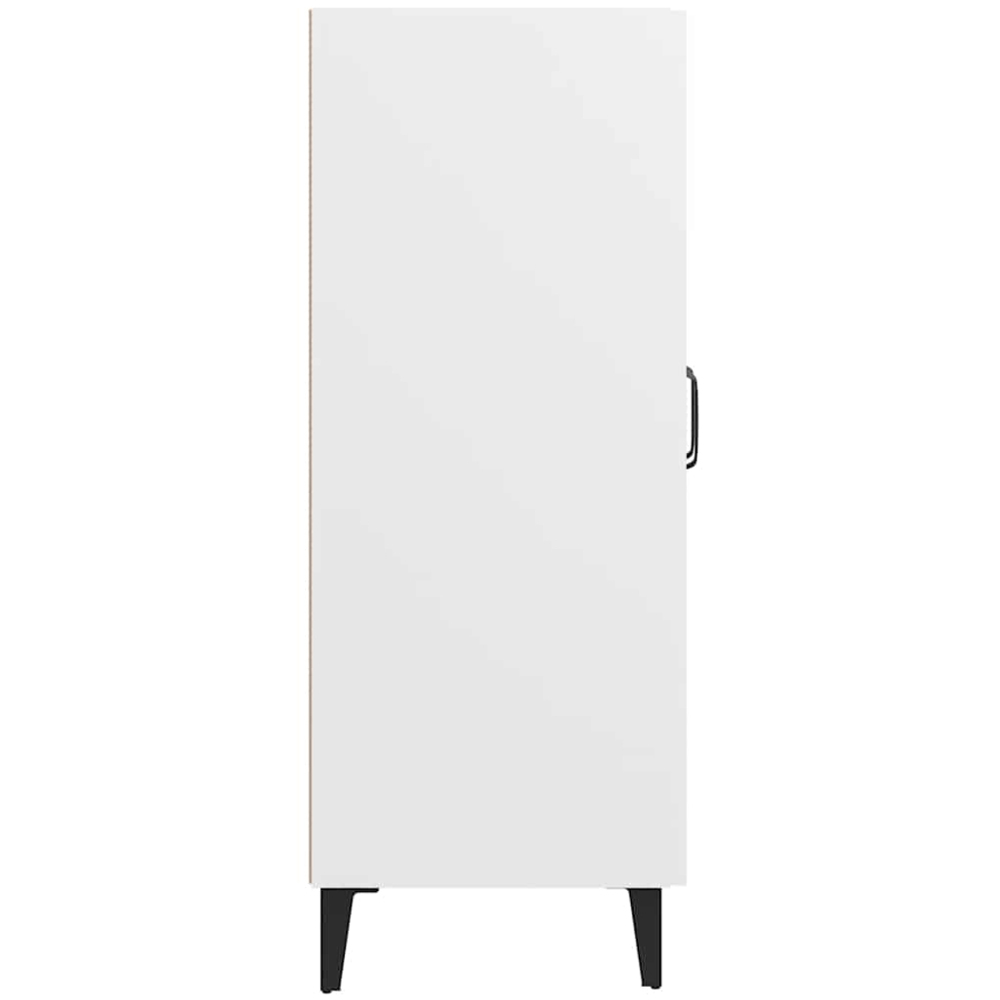 vidaXL 2 Glass Door White Sideboard Image 8