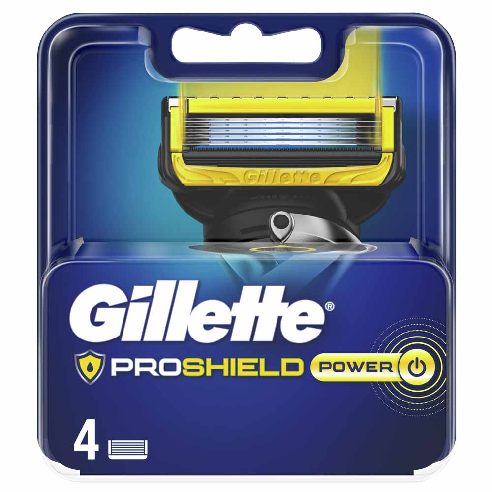 Gillette Proshield Power Razor 4 Pack Image 1