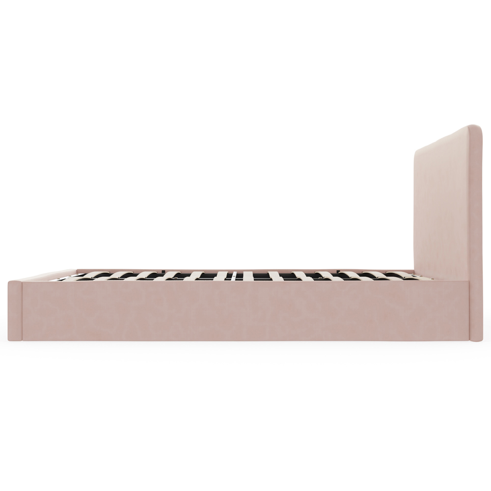 GFW Chiswick Double Soft Pink Ottoman Bed with SC Pocket Sprung Mattress Image 5