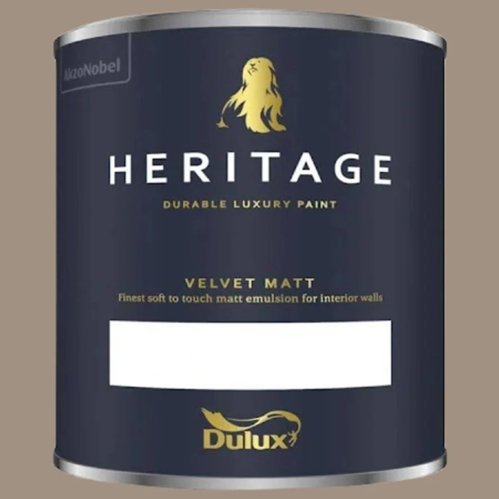 Dulux Heritage Walls and Ceilings Jenny Wren Velvet Matt Emulsion Paint 1L Image 2