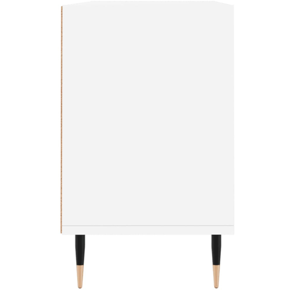 vidaXL 6 Shelf White TV Cabinet Image 5