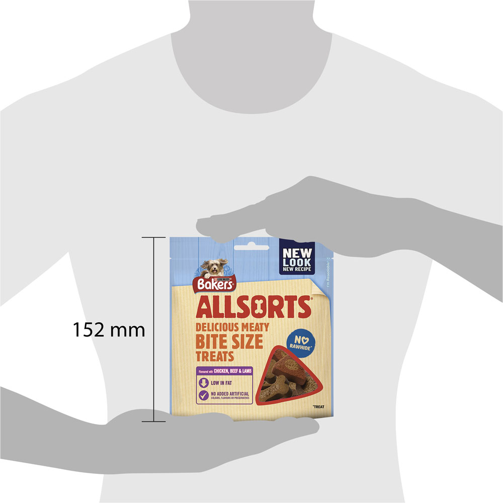 Bakers Allsorts Chicken and Beef Dog Treats 98g   Image 7