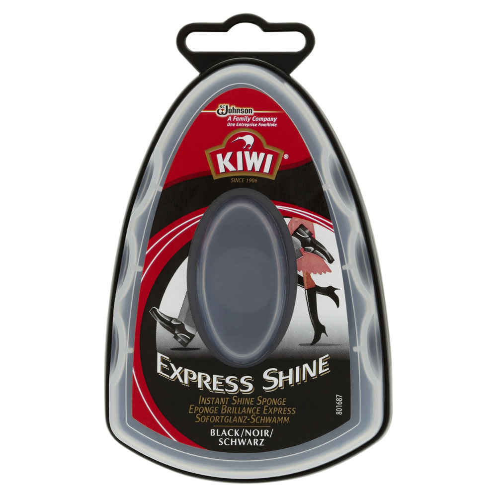 Kiwi Black Express Shine Sponge | Wilko