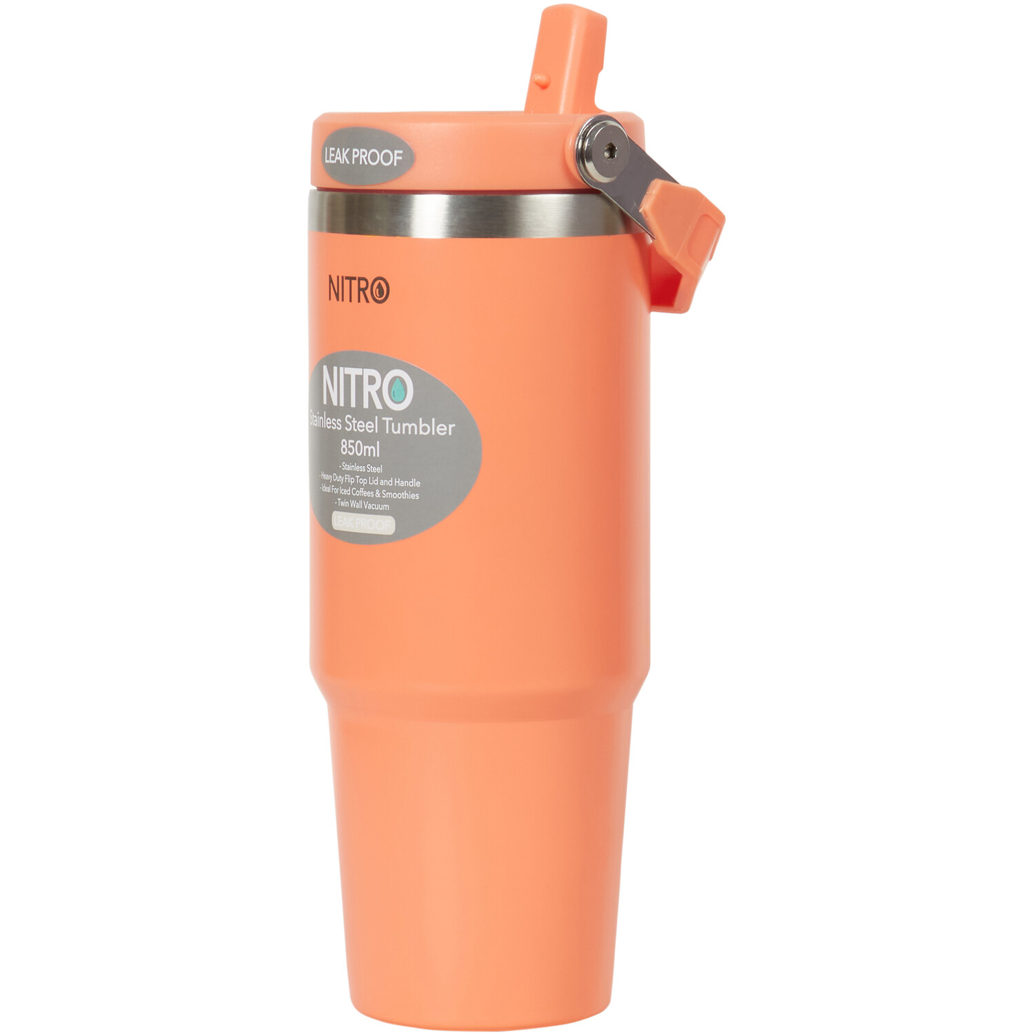 Nitro Rose/Coral Stainless Steel Tumbler Image 6