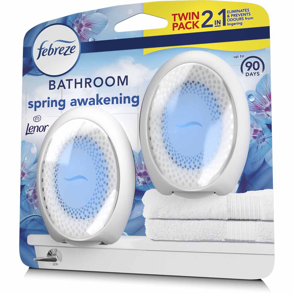 Febreze Spring Awakening Bathroom Air Freshener 2 Pack Image 3