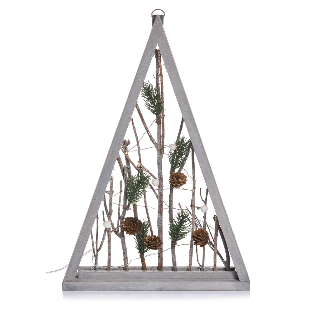 Wilko Alpine Home LED Battery-Operated Branch Christmas Decoration Image 1