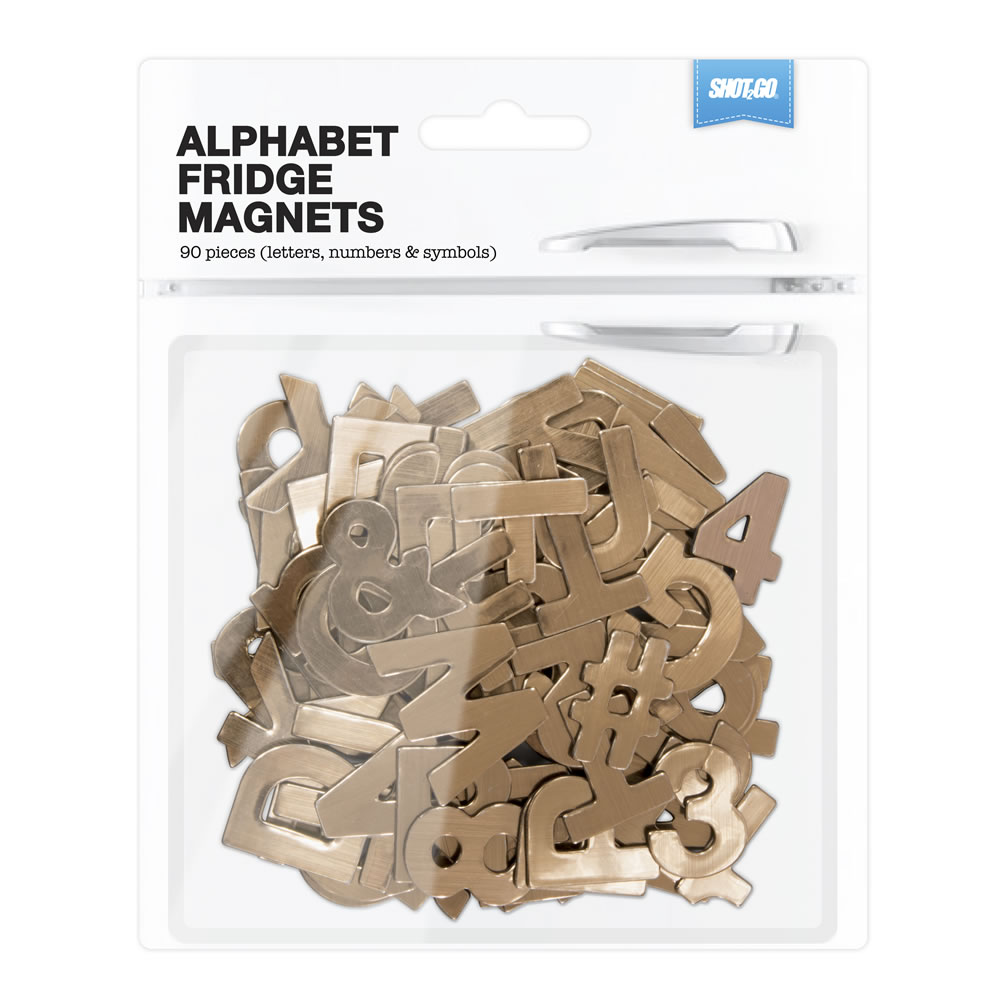 Shot2go Alphabet Copper Wilko