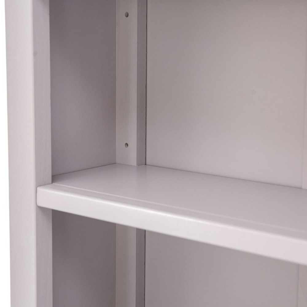 Mirano 4 Shelf Grey Bookcase Image 7