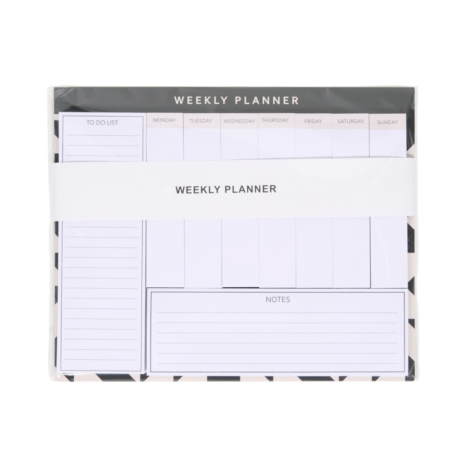 Black and White Weekly Planner Image 2