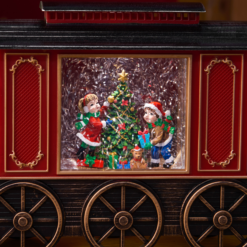 Christmas Train Glitter Spinner Image 3