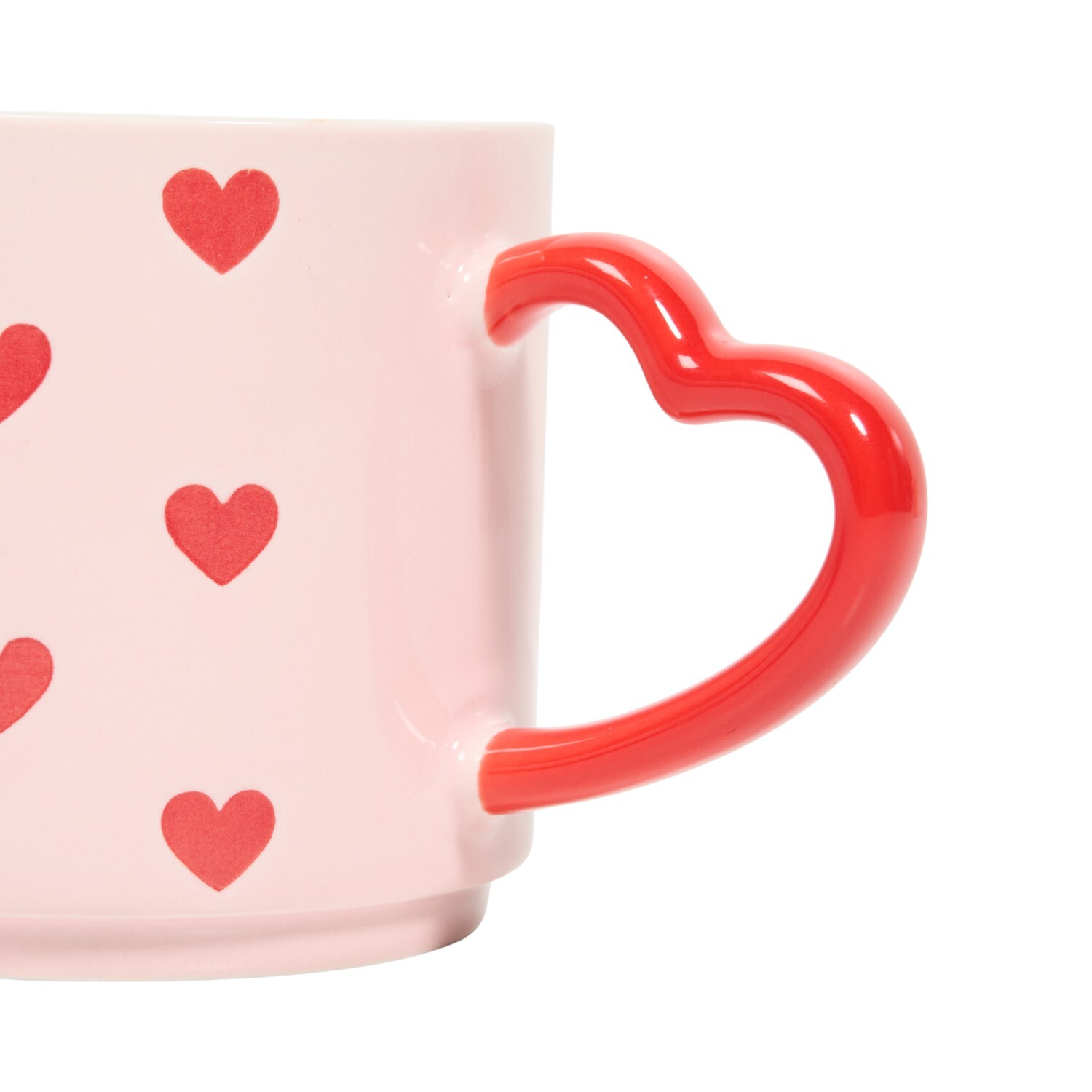 Heart Handle Valentines Mug Image 8