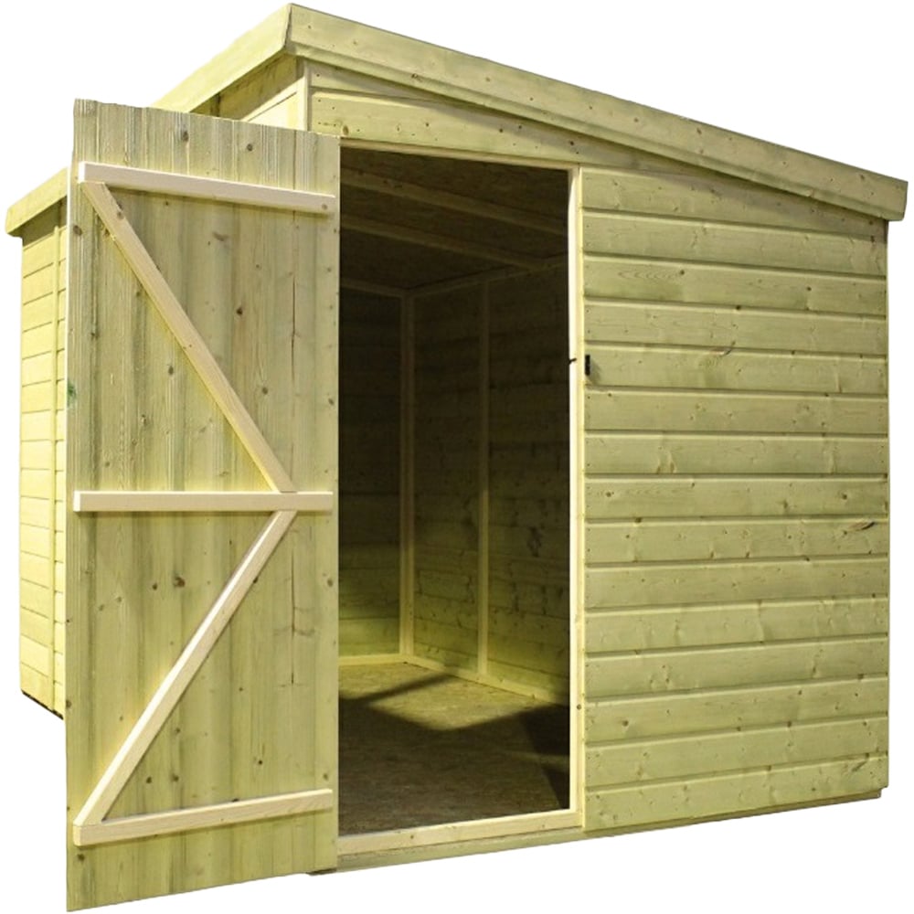 Empire Sheds 2500 12 x 5ft Side Panel Door Tongue and Groove Pent Garden Shed Image 3