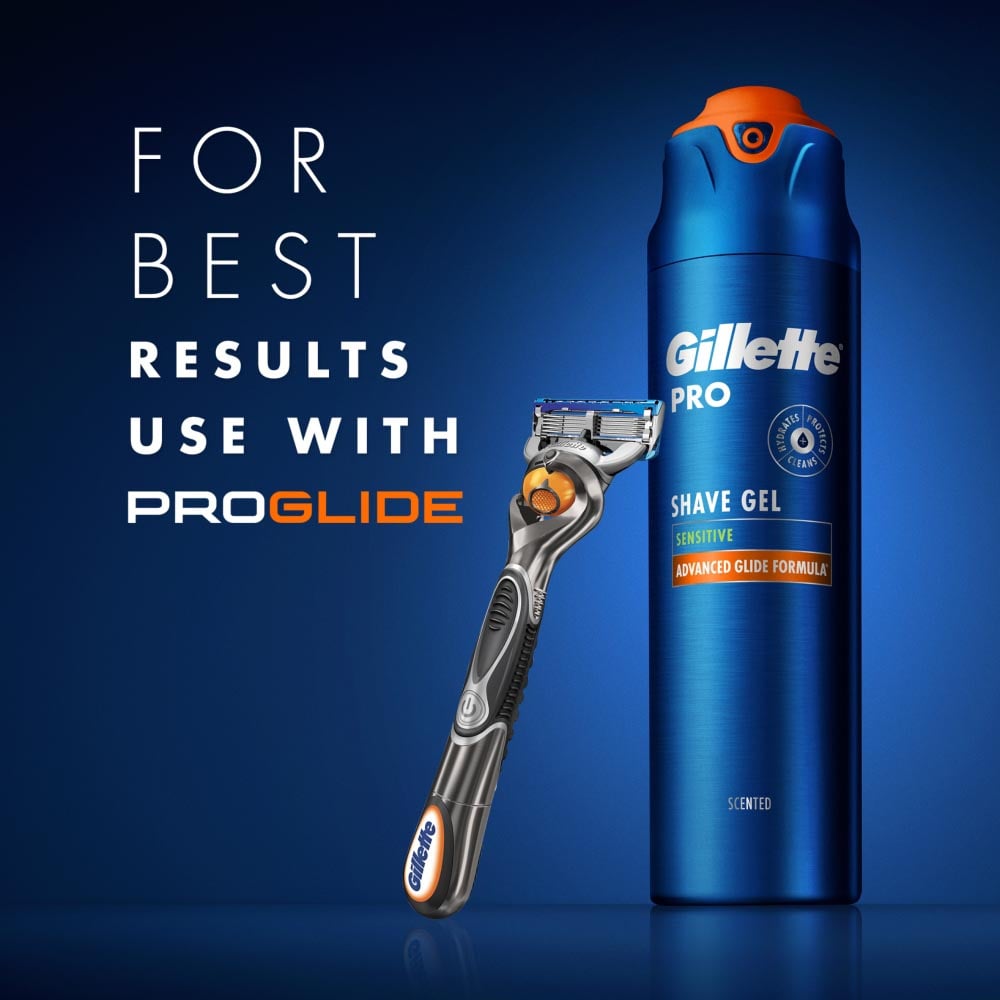 Gillette ProGlide Sensitive Shaving Gel 200ml Image 2