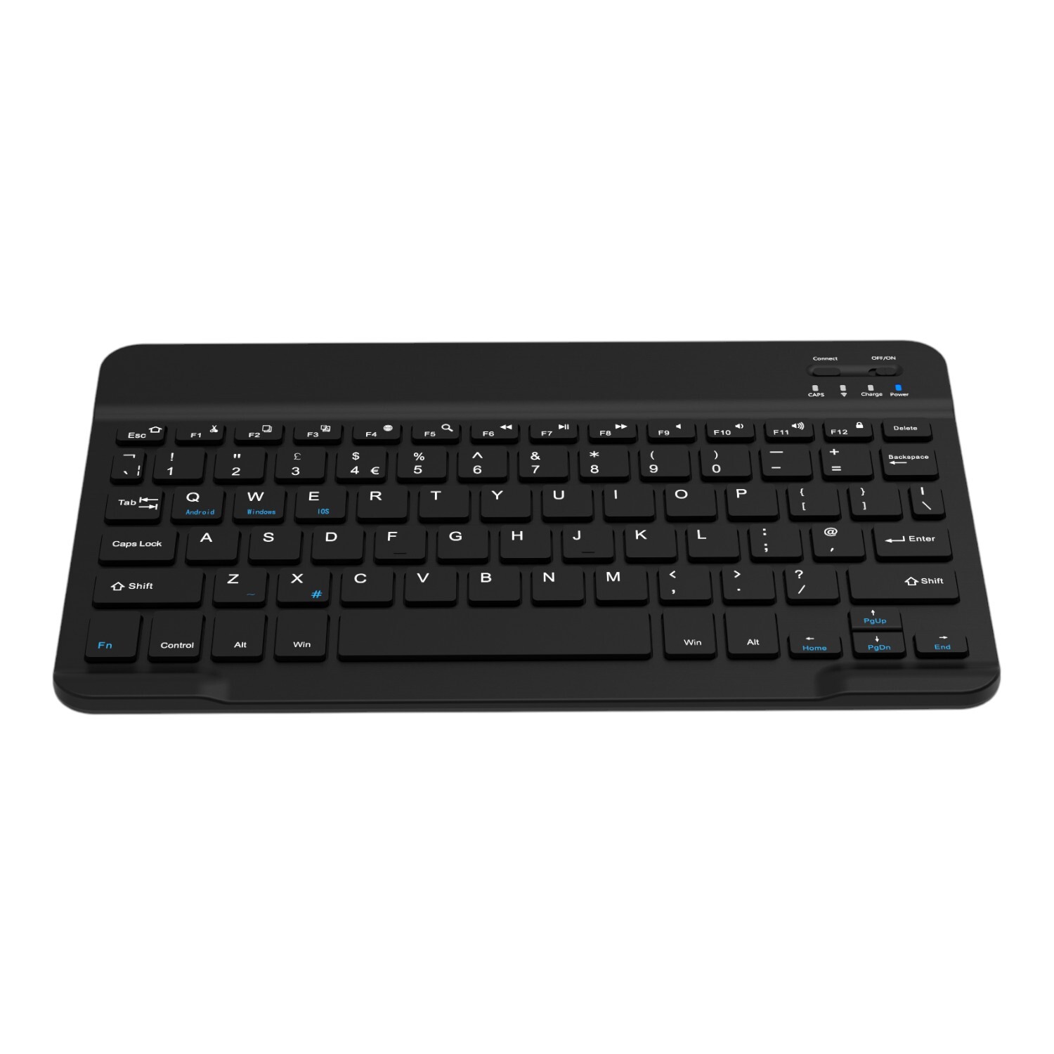 Ultra Thin Wireless Keyboard - Black Image 1
