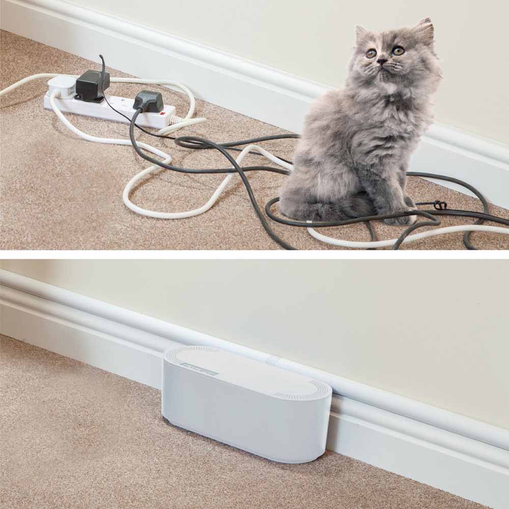 Cable Tidy Home Small White Wilko