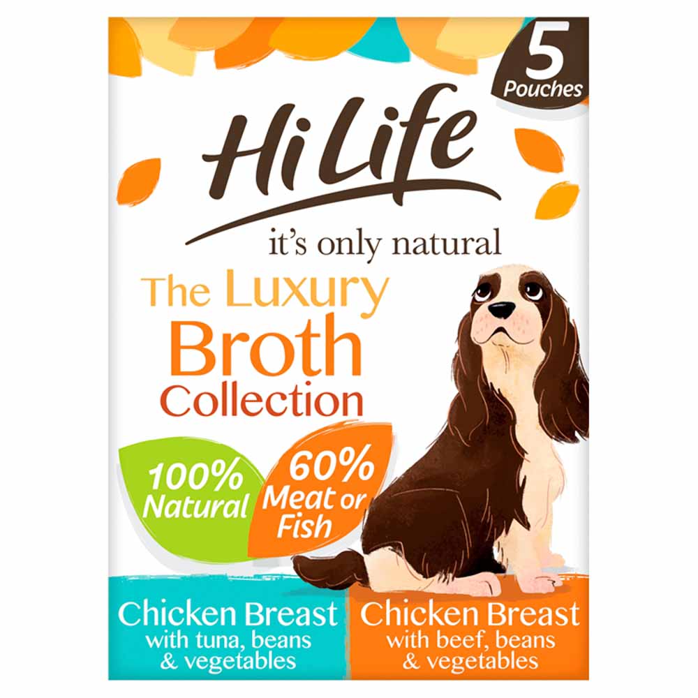 HiLife Broth Collection Dog Food Pouch 5x100g Image