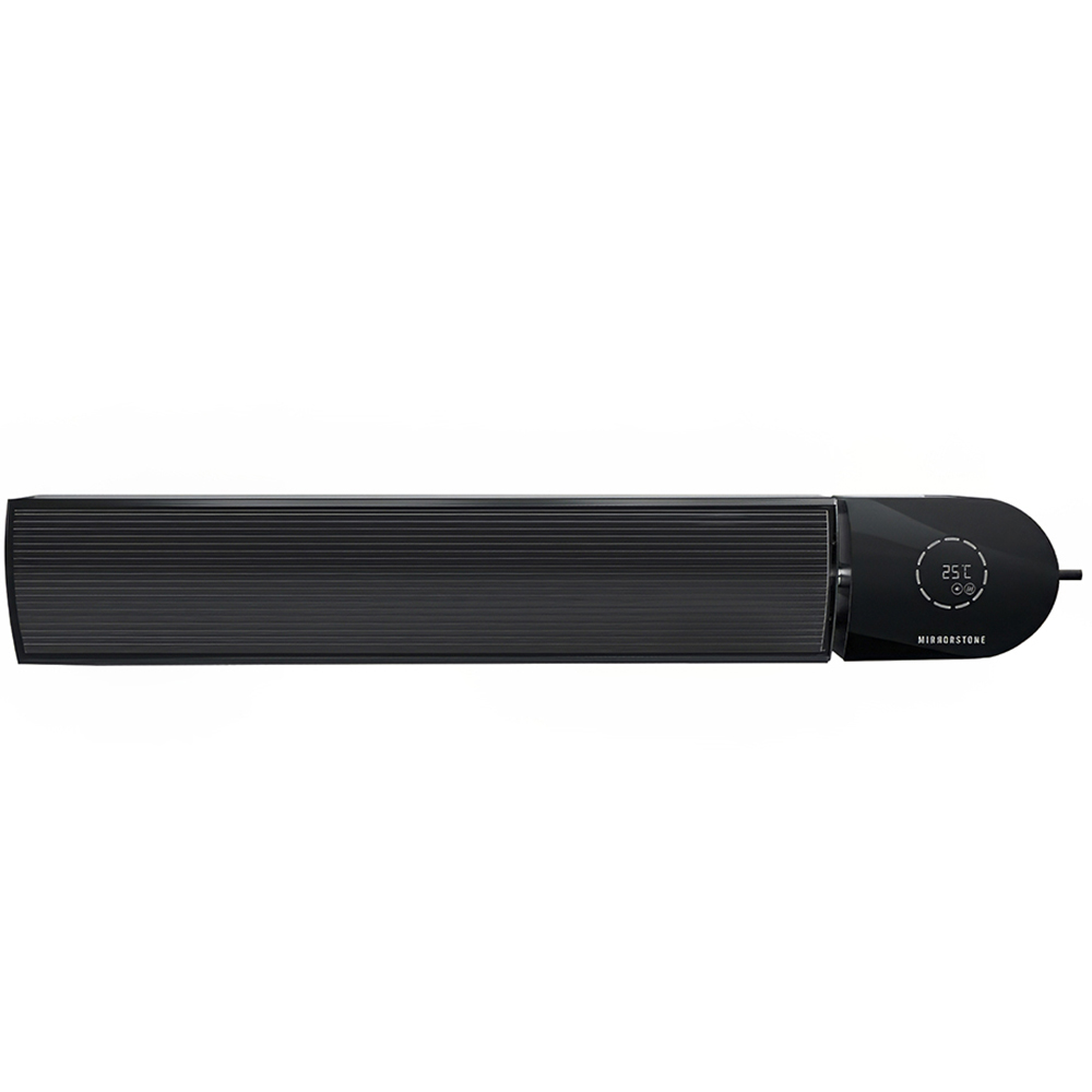 Mirrorstone Ionis Black WiFi Remote Controllable Infrared Bar Heater 1800W Image 3
