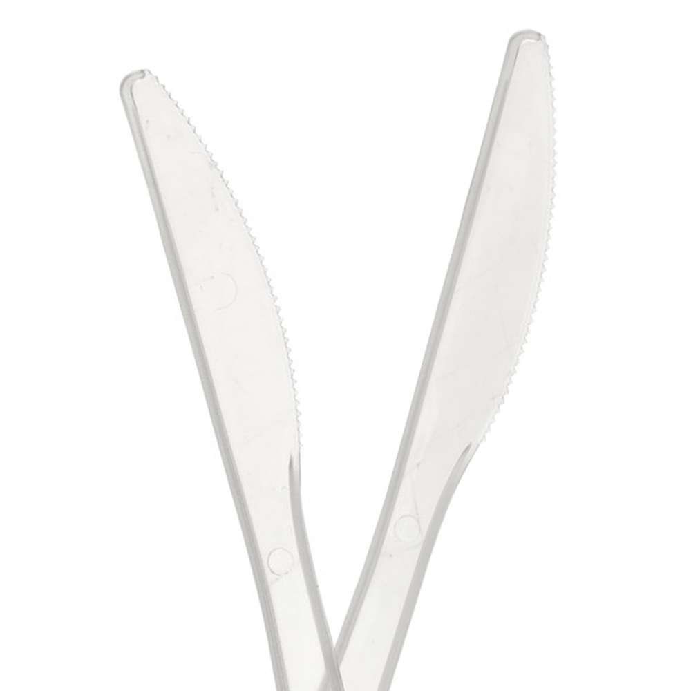 Wilko 30 Pack Reusable Plastic Knives Image 6