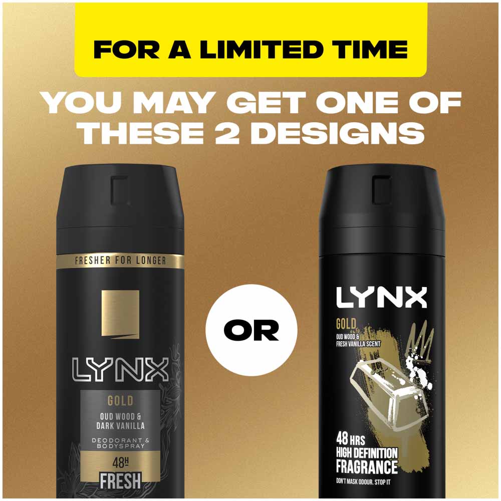 Lynx Gold Temptation Body Spray 150ml Image 4