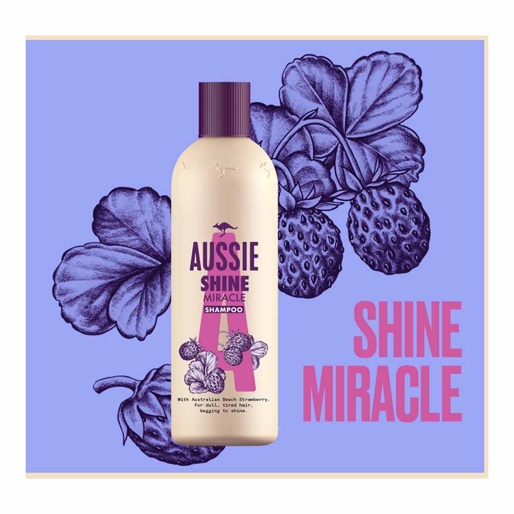 Aussie Shine Miracle Shampoo 300ml Image 2