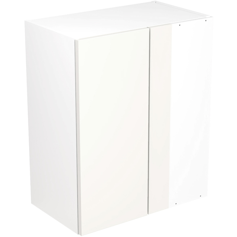 Kitchen Kit Slab Standard White Blind Corner Wall Kitchen Cabinet Flatpack 600mm Image 1