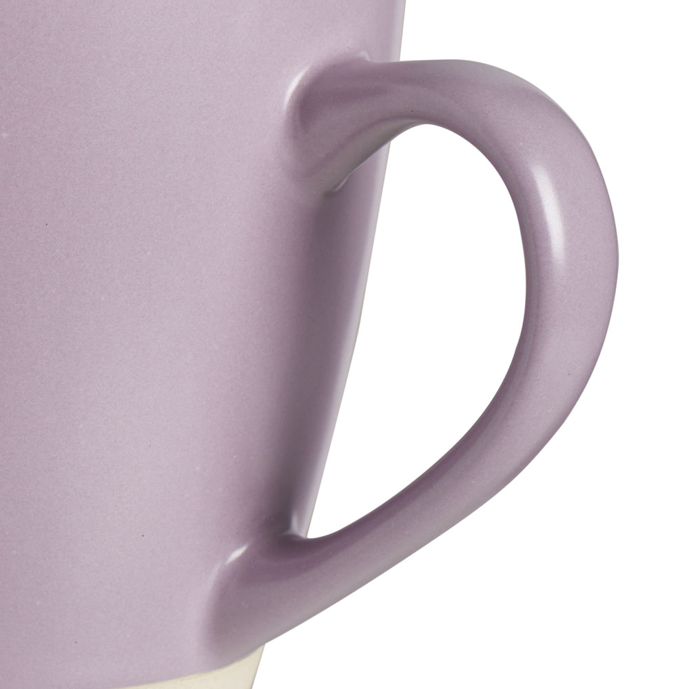 Wilko Purple Floral Sketch Mug Image 3