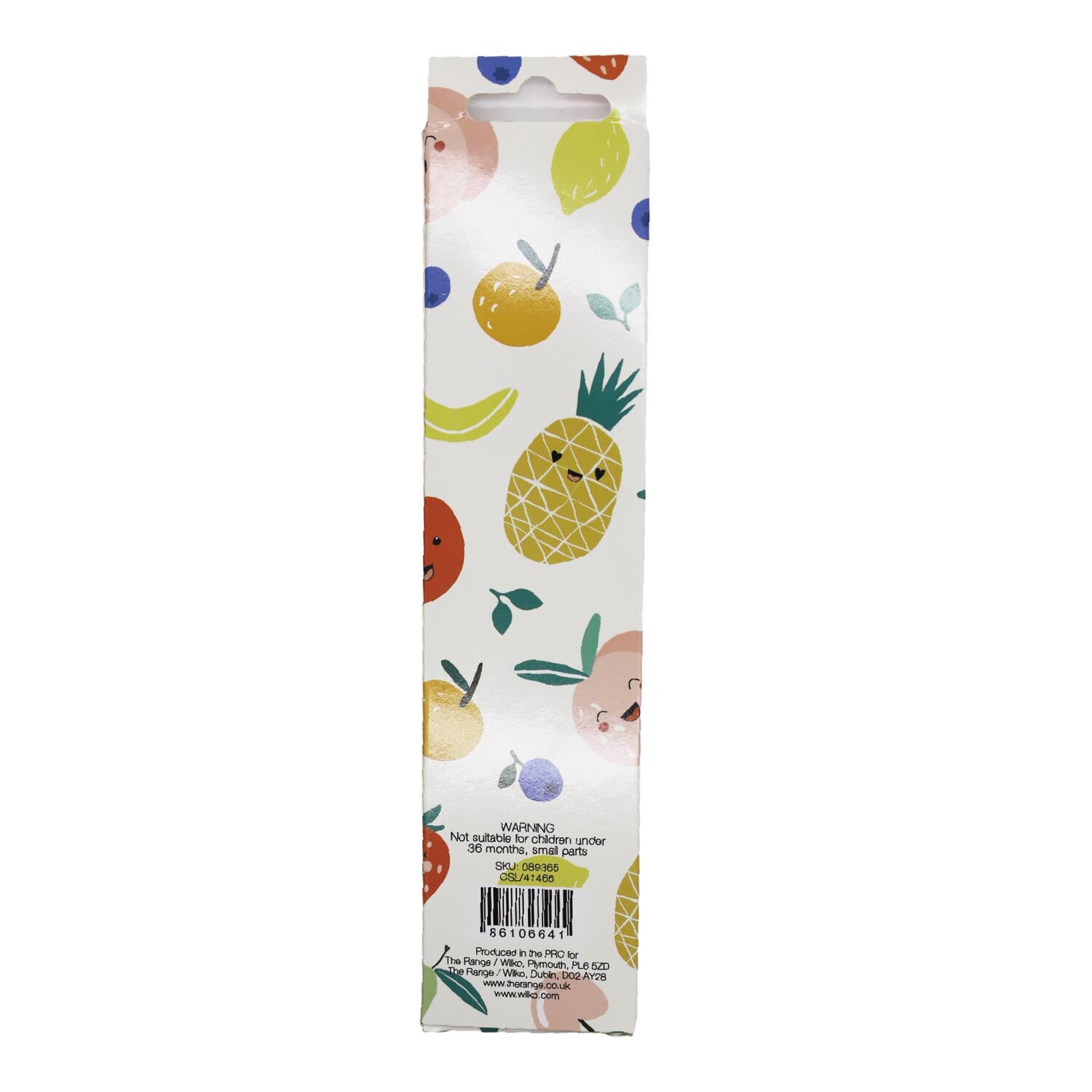 Pack of 6 Summer Fruits Pencils Image 3