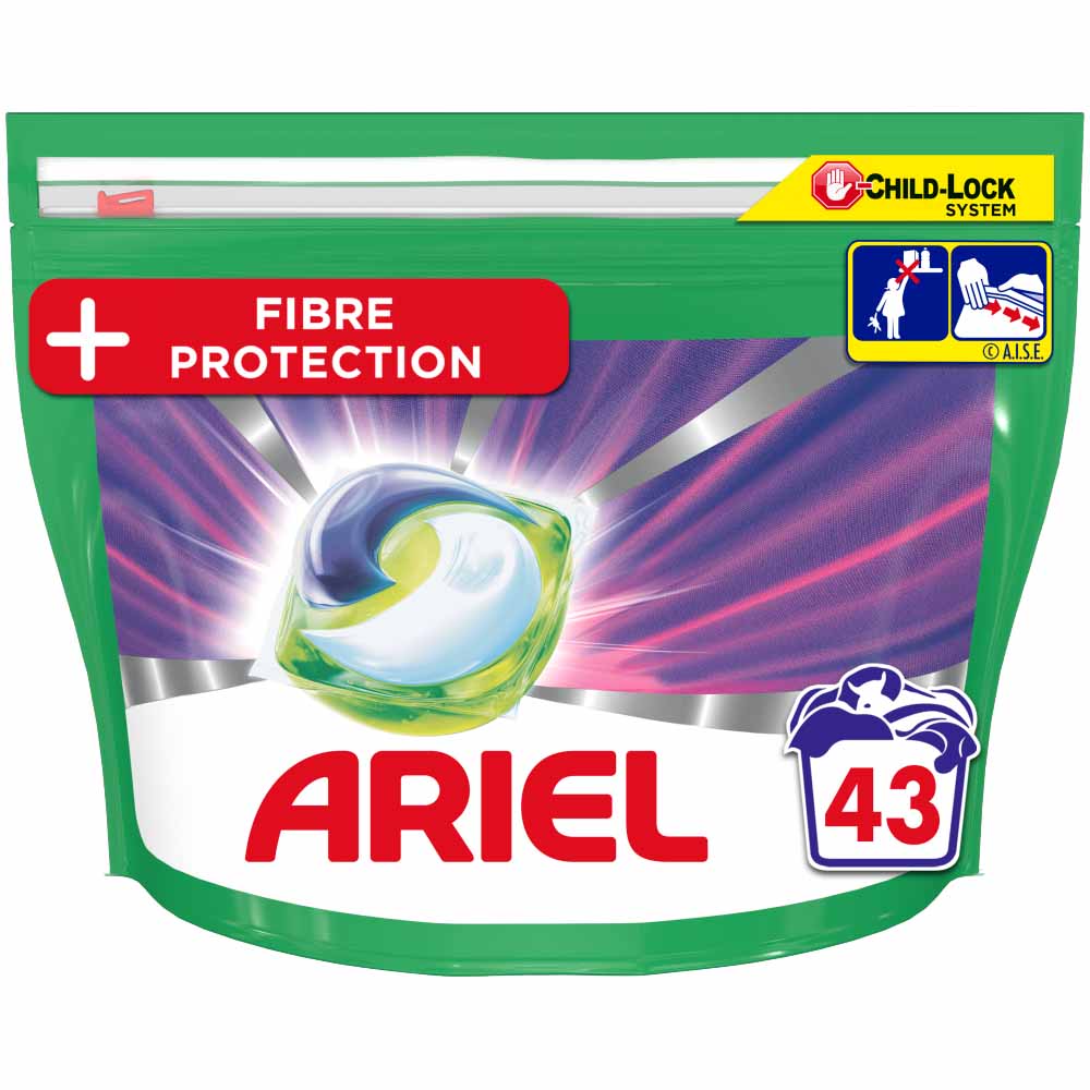 Ariel +Lenor Freshness All-in-1 Pods Washing Liquid Capsules 43 Washes Image 2