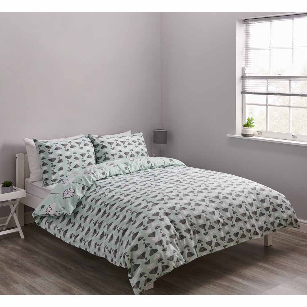 Wilko Double Retro Floral Reversible Duvet Set Wilko