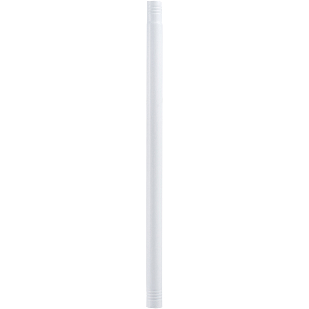 Living and Home 45-210cm White Stainless Steel Telescopic Curtain Rod Image 3
