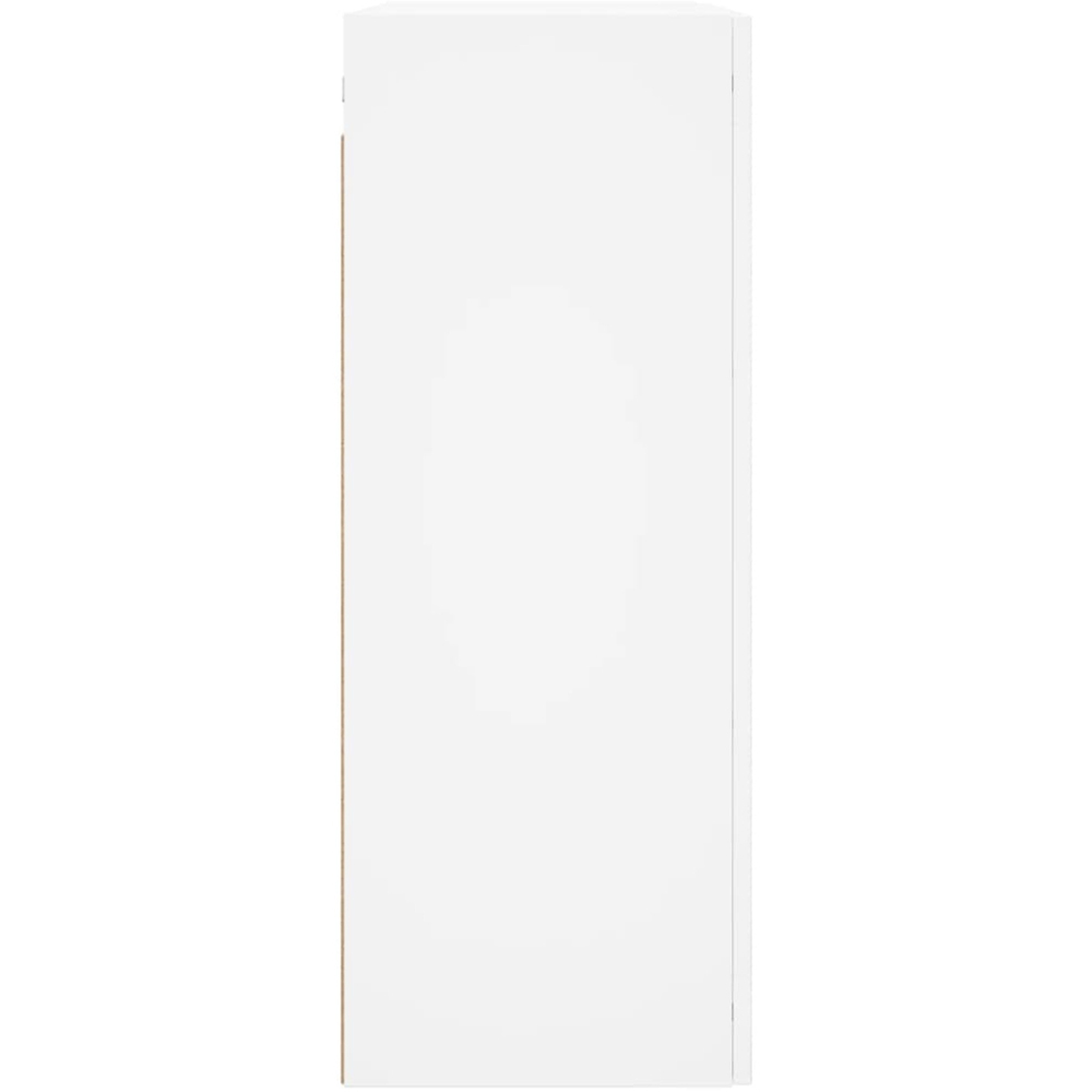 vidaXL 2 Glass Door White Wall Mounted Cabinet Image 6