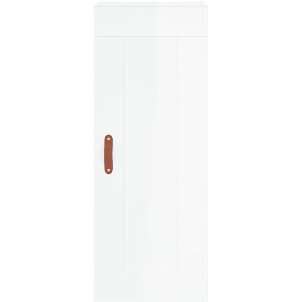 vidaXL 2 Door 6 Shelf High Gloss White Highboard Image 7