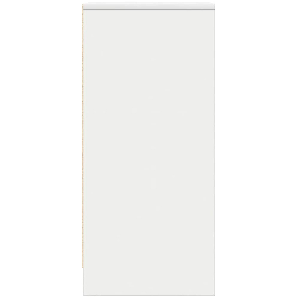 vidaXL Single Door White Slim Sideboard Image 7