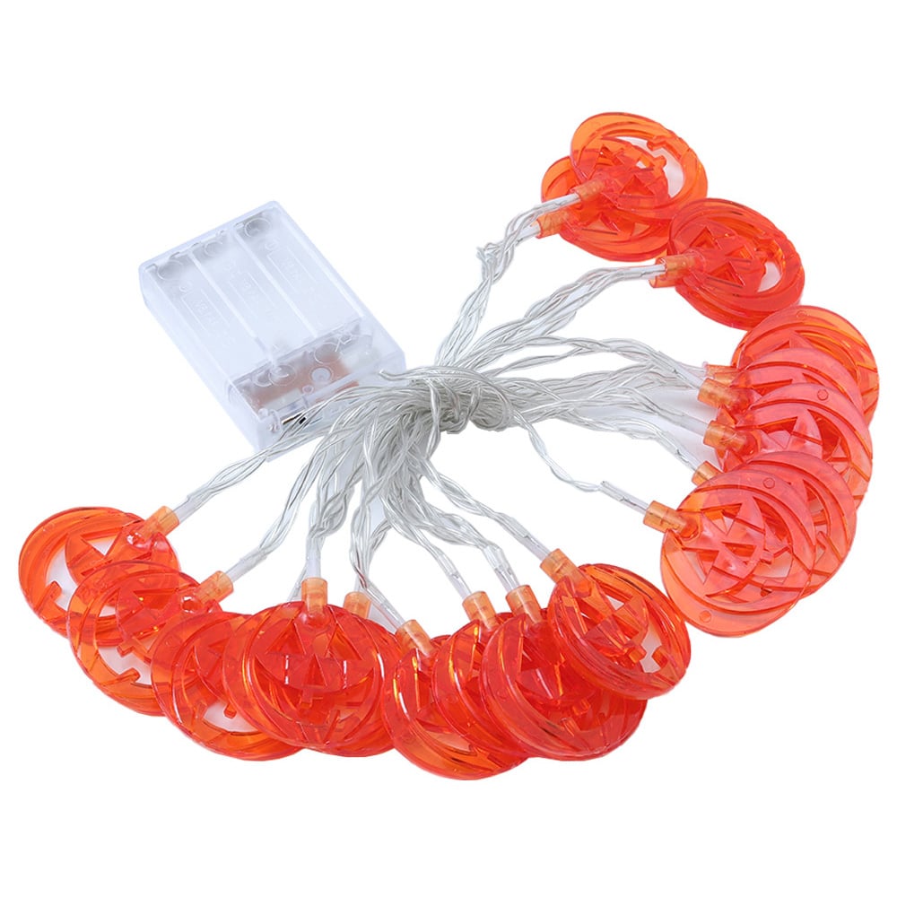 Living and Home 3m Halloween Smiley Pumpkin 20 LED String Light Image 1